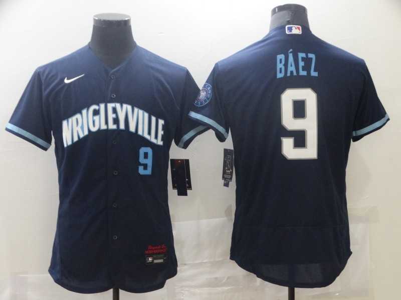 Cubs 9 Javier Baez Navy 2021 City Connect Flexbase Jersey,We sell and wholesale Cubs 9 Javier Baez Navy 2021 City Connect Flexbase Jersey on line form chian!